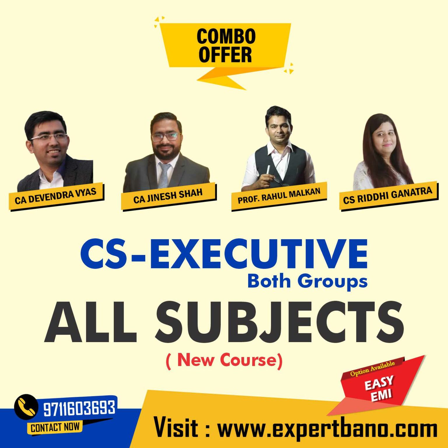 Cs Executive Both Groups All Subjects Combo By Ca Devendra Vyas Ca