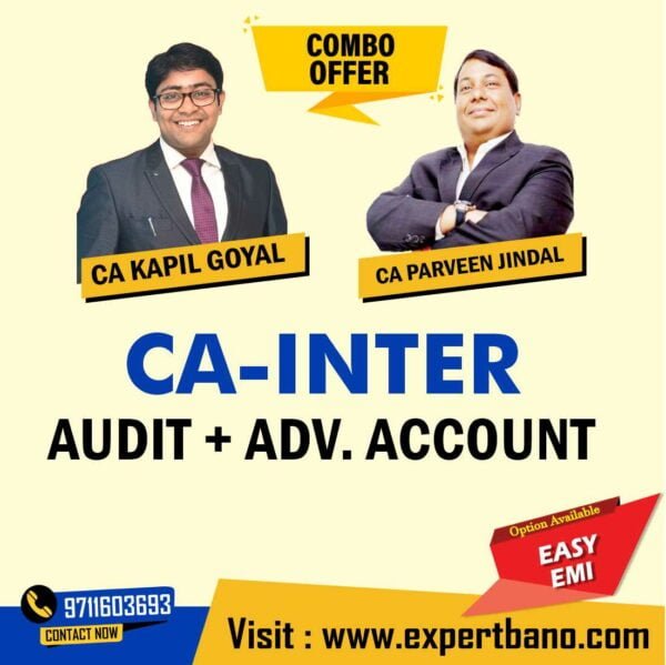 6 CA INTER Audit & ADV ACC. COMBO by CA Kapil Goyal & CA PARVEEN JINDAL