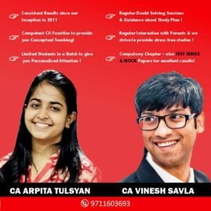 CA Arpita Tulsyan Law Classes